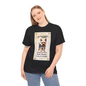 Yorkshire Terrier Tarot Pet Unisex Heavy Cotton Tee