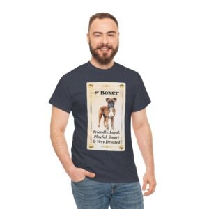 Boxer Tarot Pet Unisex Heavy Cotton Tee