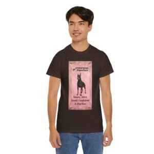 Doberman Pinscher Tarot Pet Unisex Heavy Cotton Tee