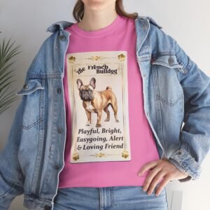 French Bulldog Tarot Pet Unisex Heavy Cotton Tee