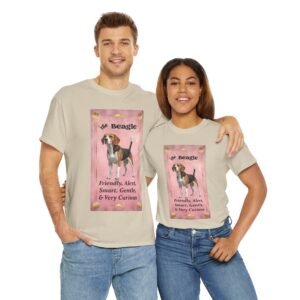 Beagle Tarot Pet Unisex Heavy Cotton Tee